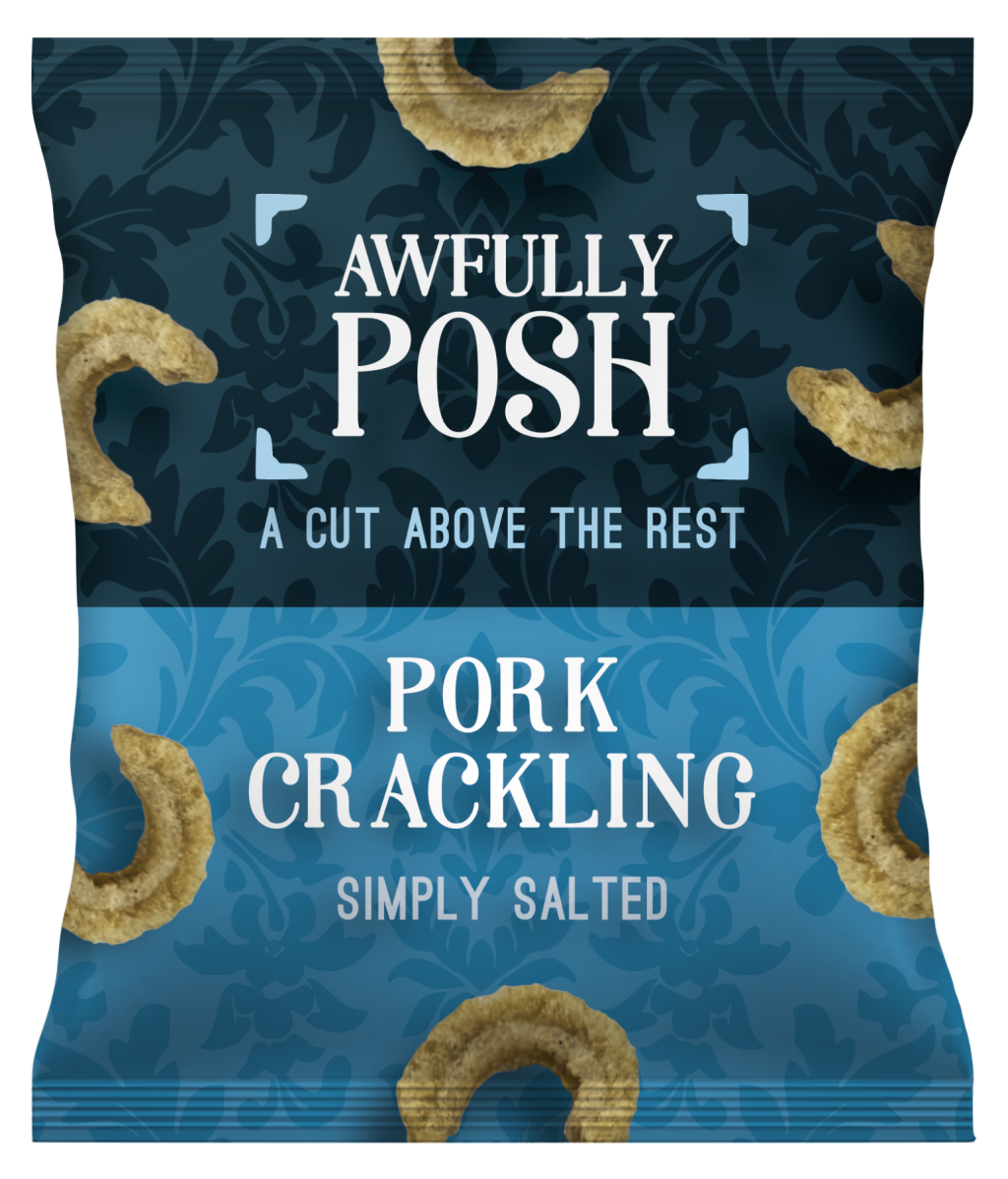 AWFULLY POSH Pork Crackling Simply Salted