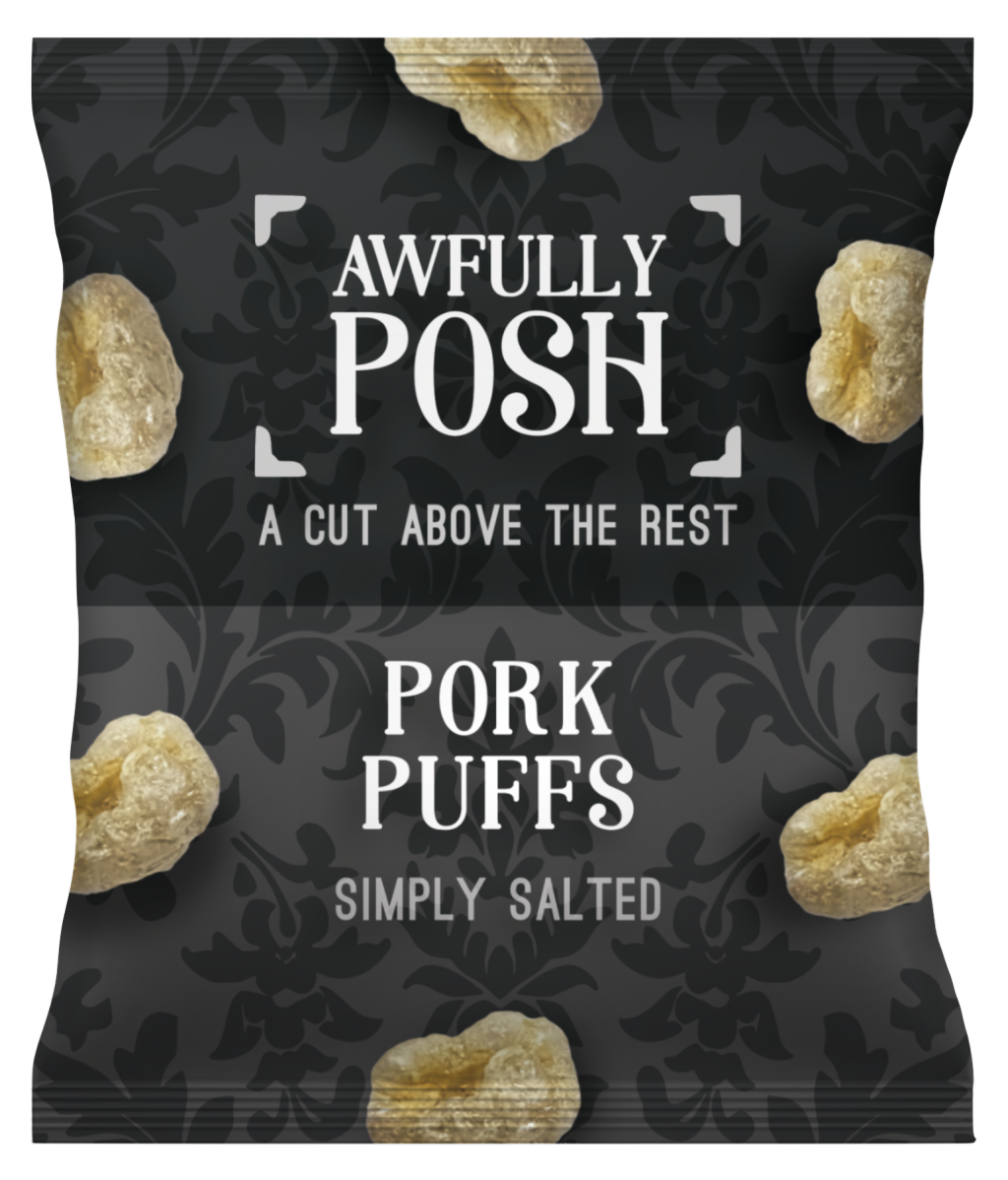 AWFULLY POSH Pork Puffs Simple Salted