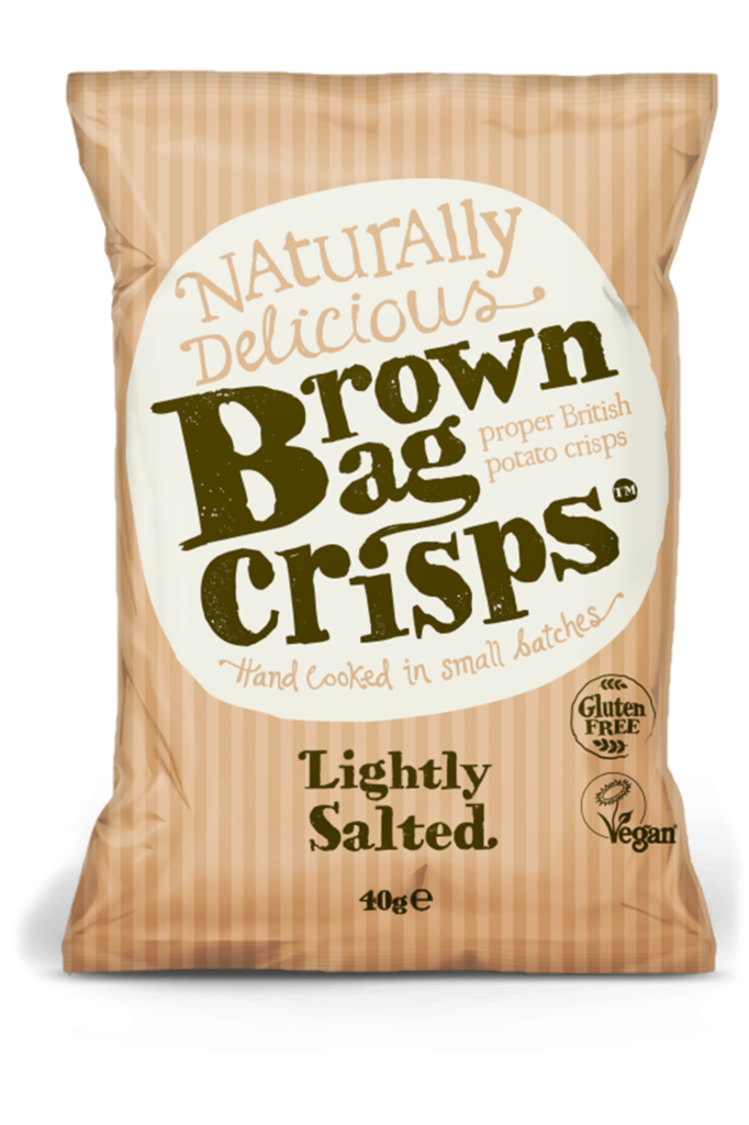 BROWN BAG CRISPS Lightly Salted 