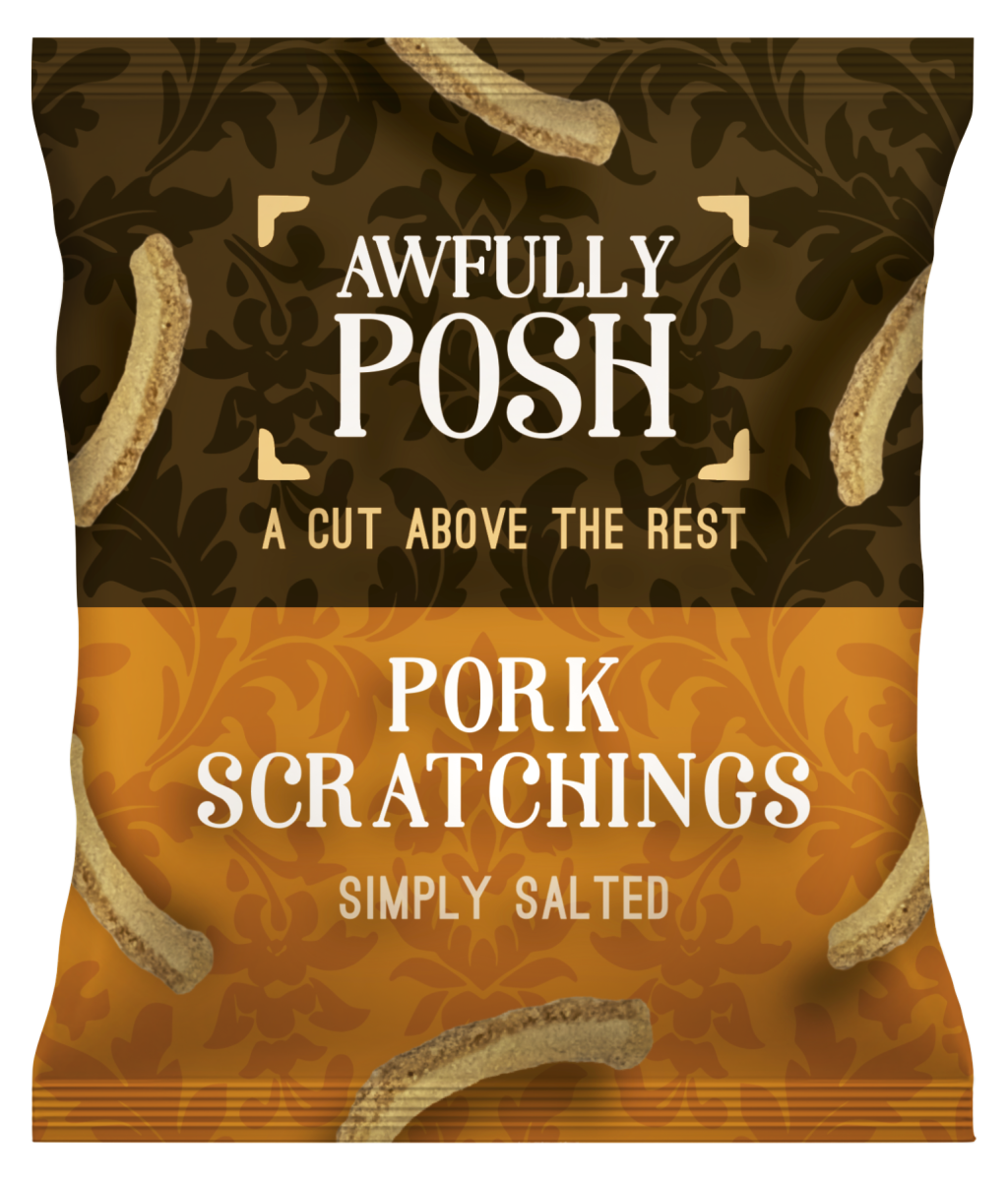 AWFULLY POSH Pork Scratching Simply Salt