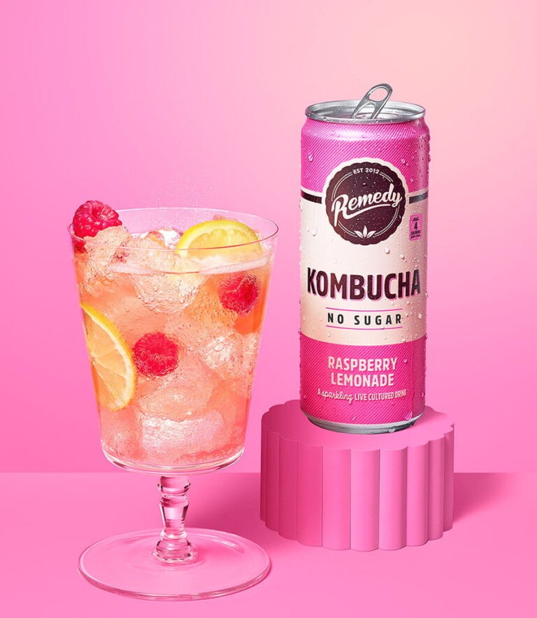 REMEDY Kombucha Raspberry Lemonade (Can)