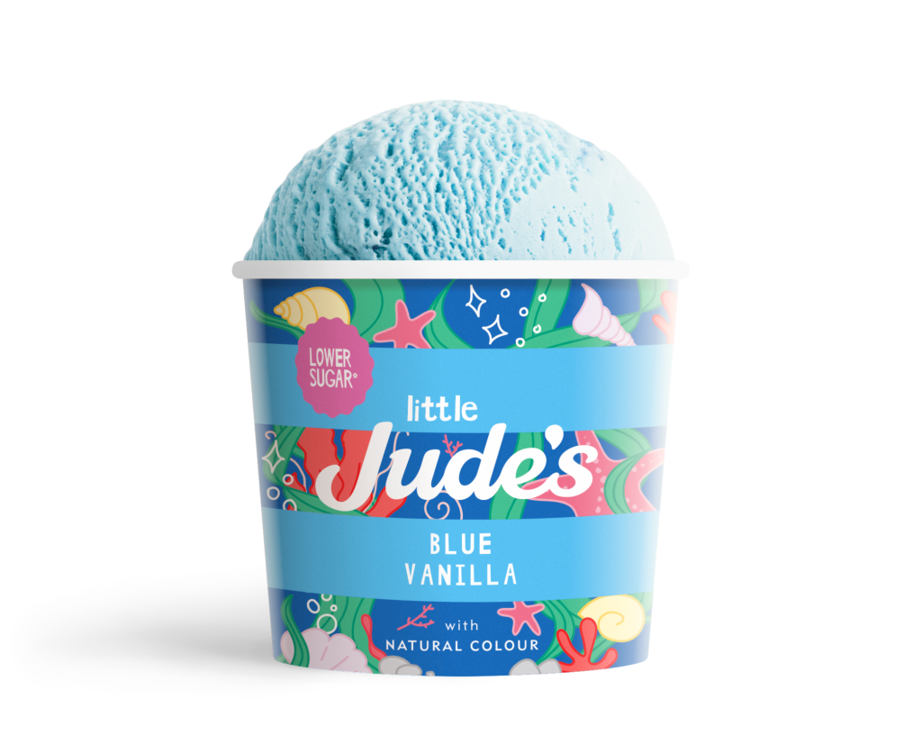 LITTLE JUDE'S Blue Vanilla Ice Cream Tubs
