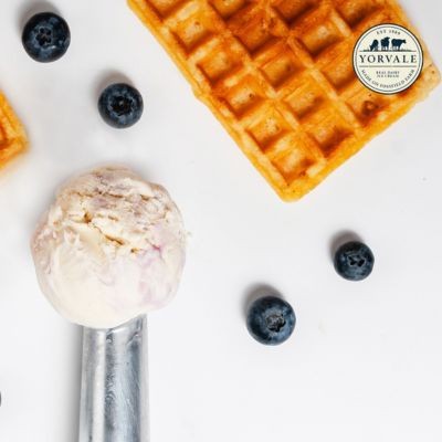 YORVALE Blueberry Waffle Ice Cream