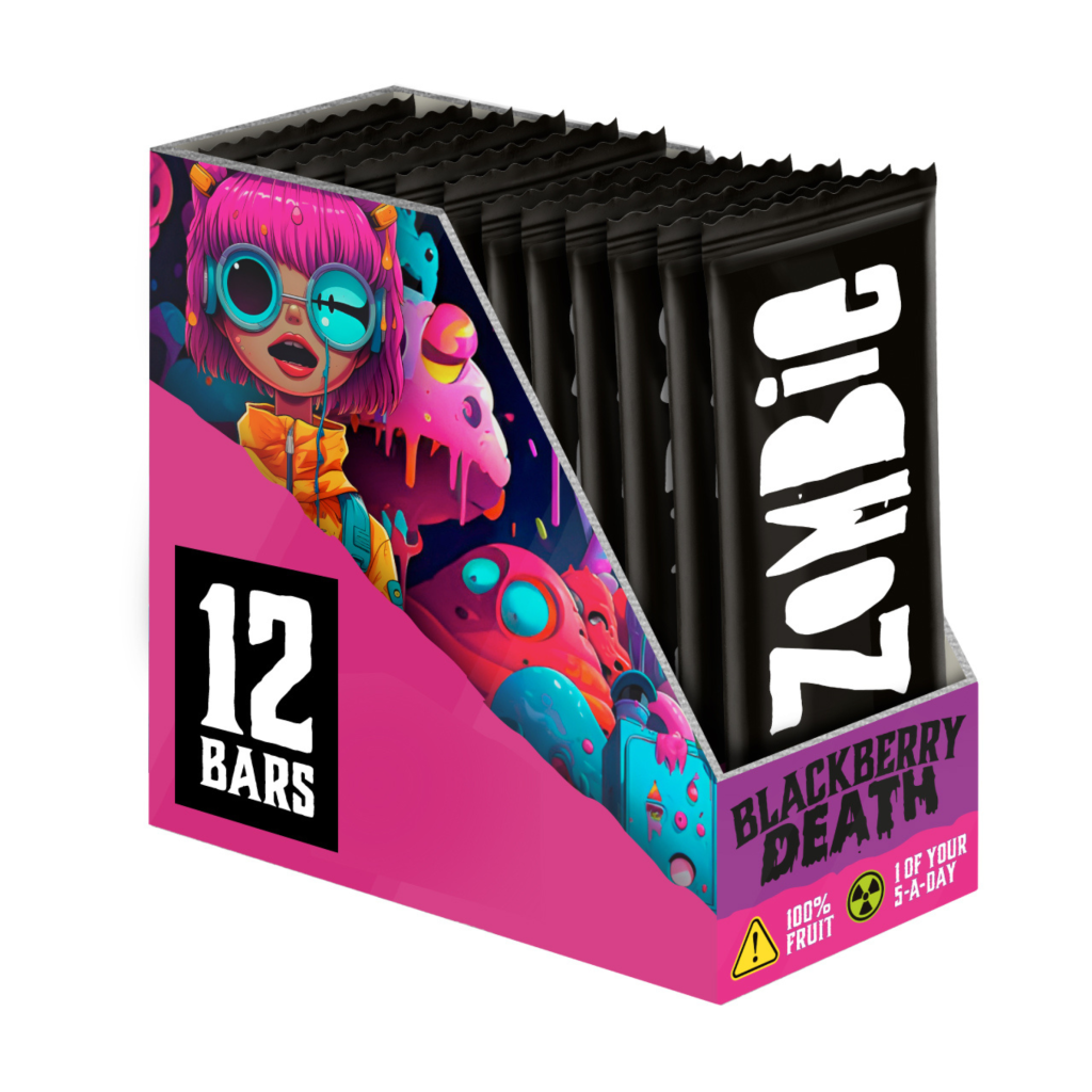 Zombie Blackberry Fruit Snack Bars