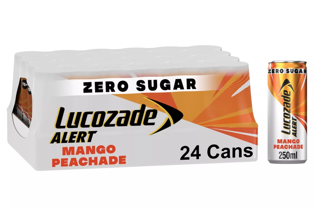 Lucozade Alert Zero Mango Peachade