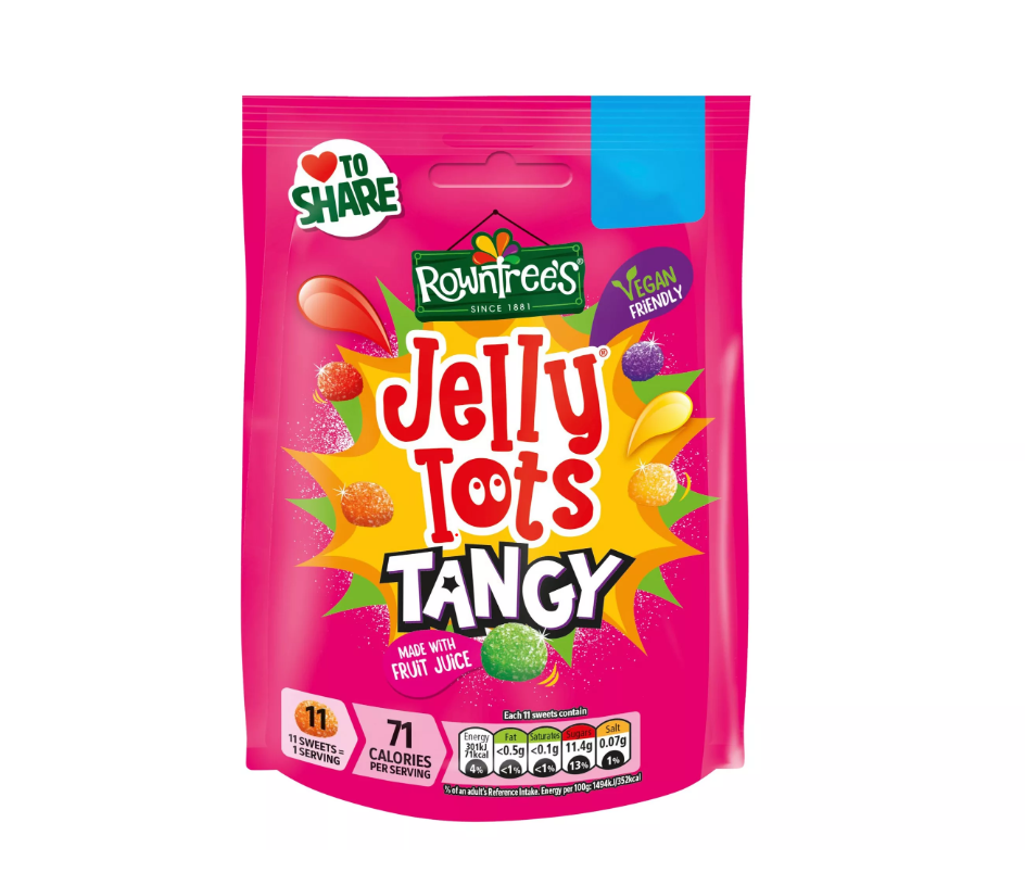 ROWNTREES Jellytos Tangy Pouch
