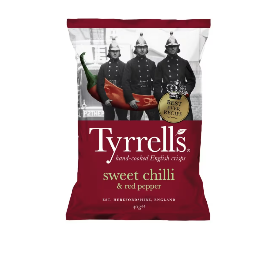 TYRRELLS Sweet Chilli & Red Pepper Crisps