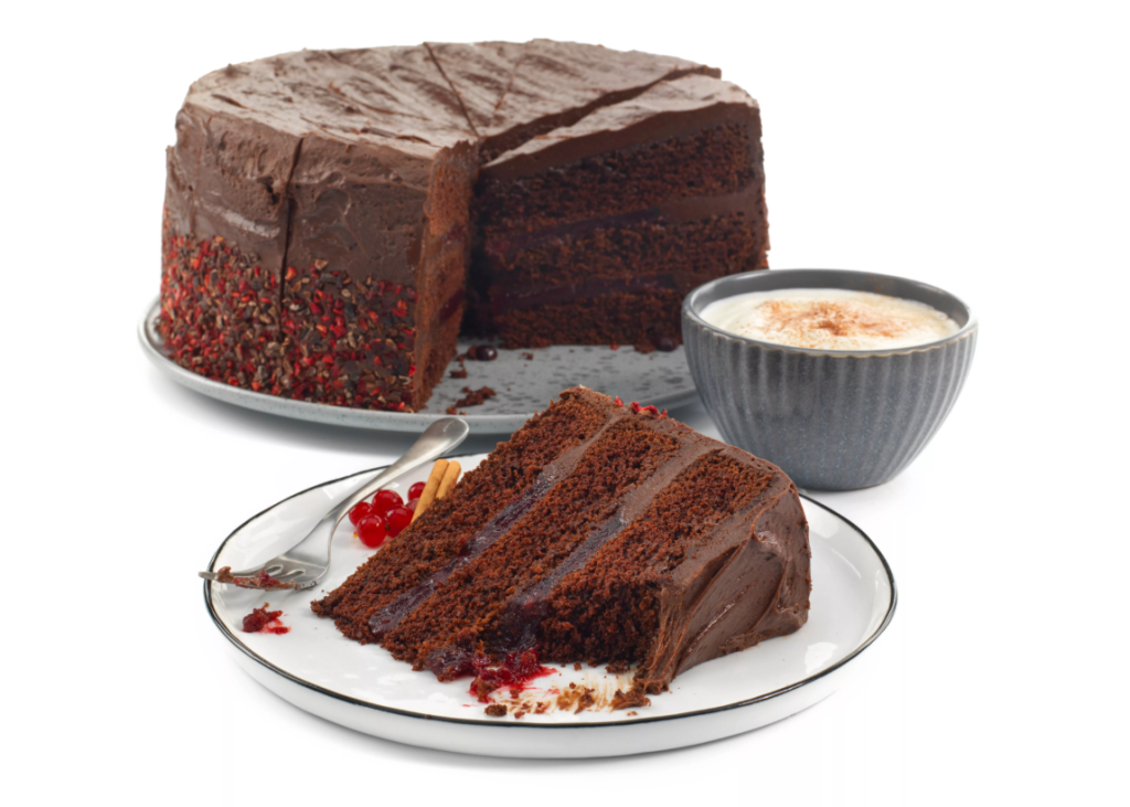 MADEMOISELLE Mulled Fruit Chocolate Cake