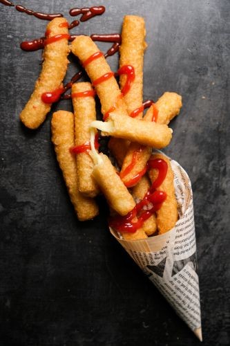 Beer Battered Jalapeno Mozzarella Stick
