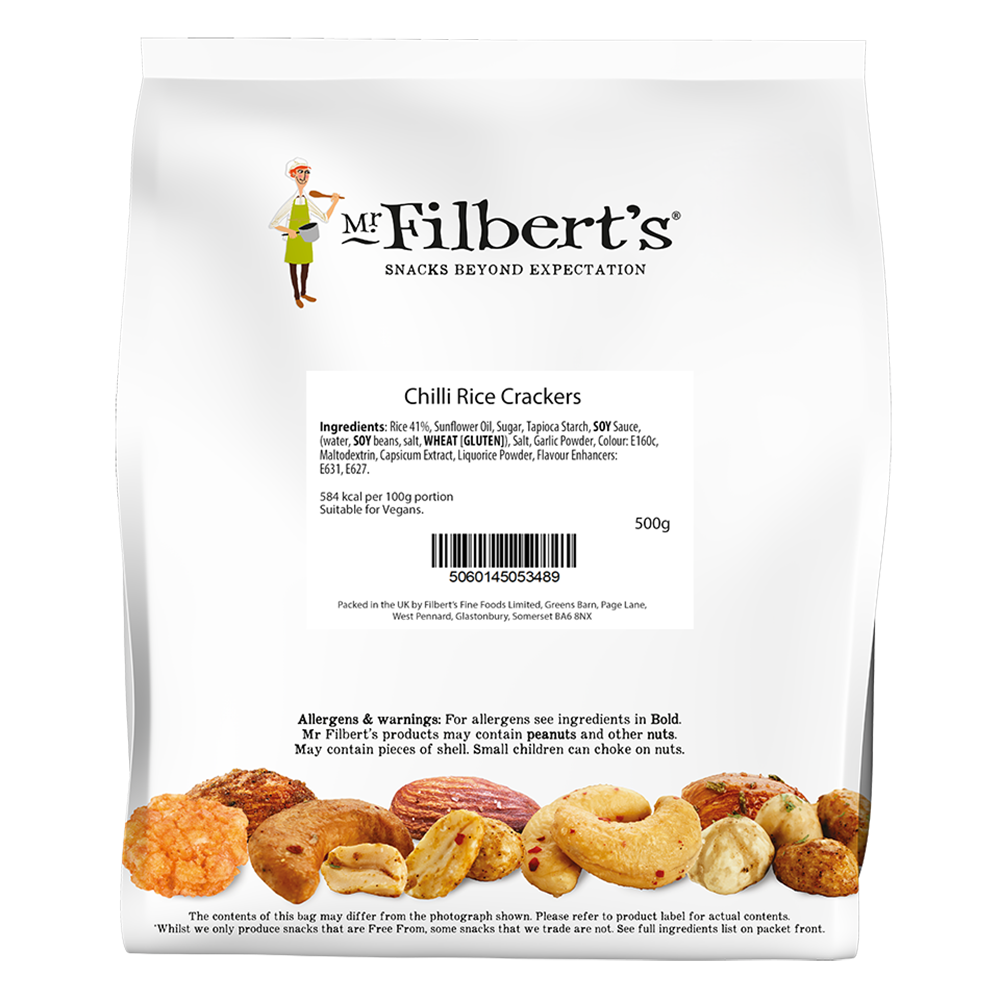 MR FILBERTS Chilli Rice Crackers