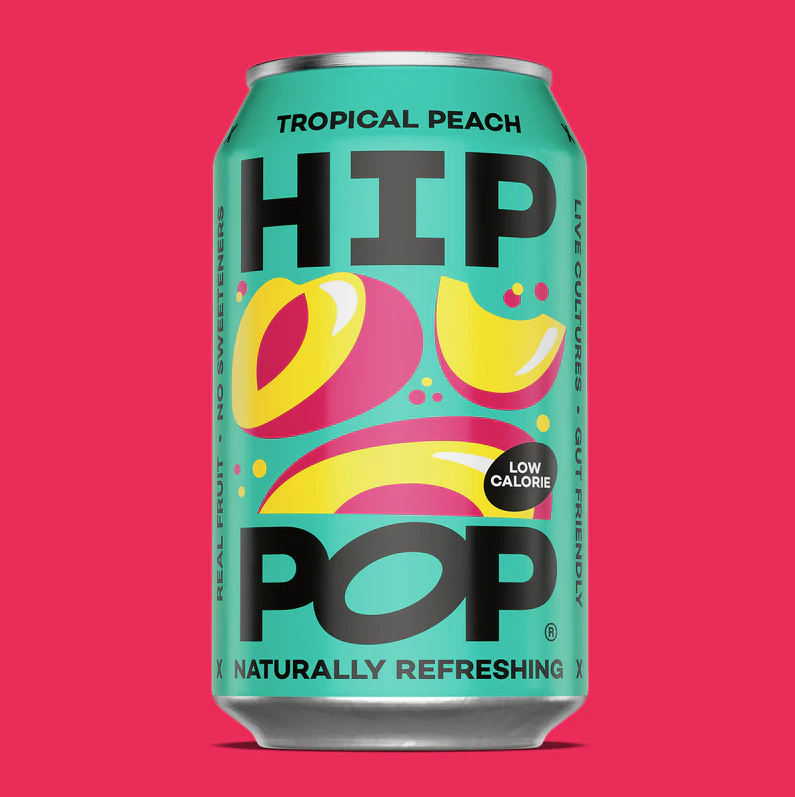 HIP POP Tropical Peach Soda 