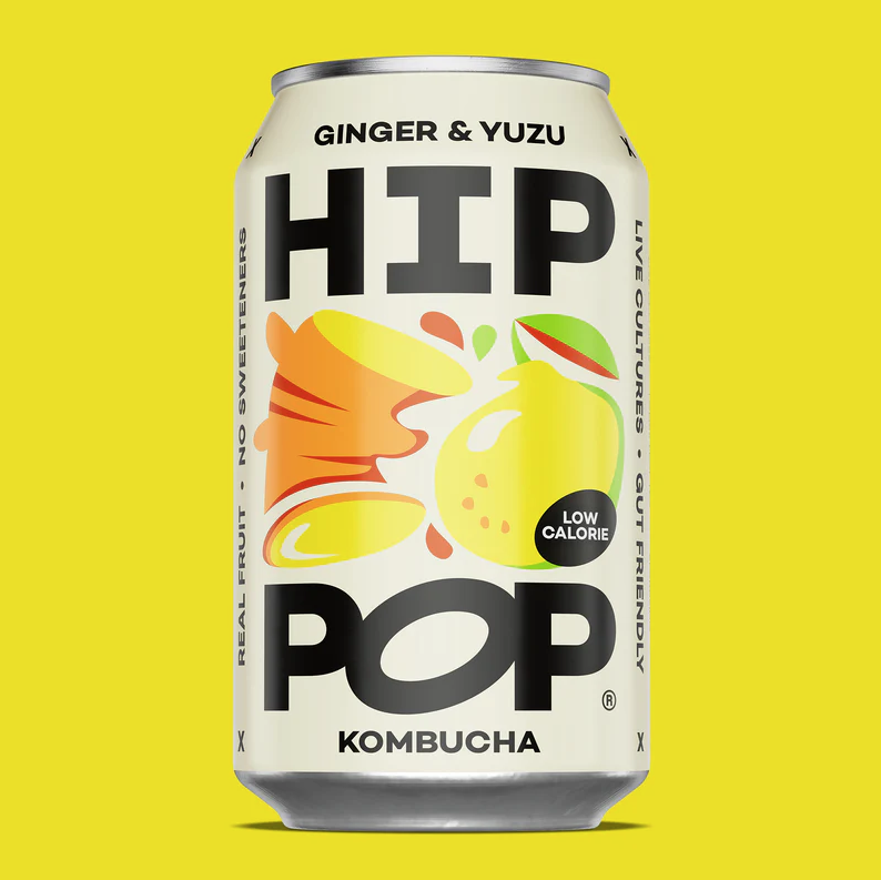 HIP POP Ginger & Yuzu Kombucha