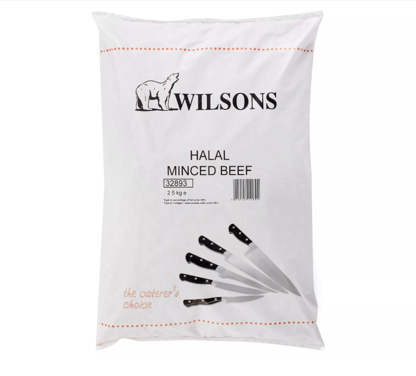 16% Fat Halal Beef Mince