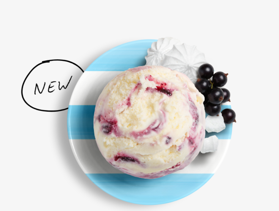 JUDE'S Blackcurrent Eton Mess Ice Cream