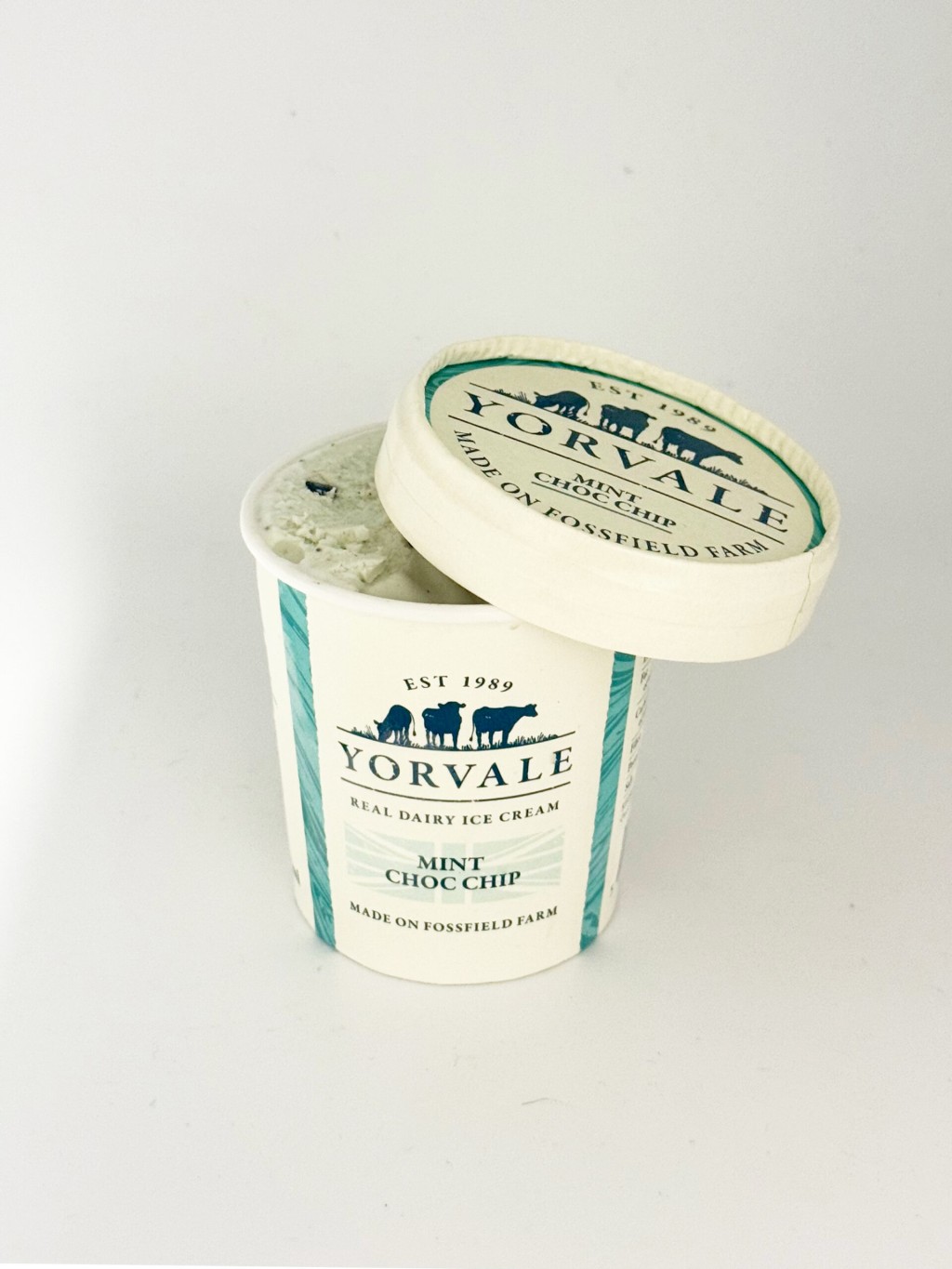 YORVALE Mint Choc Chip Ice Cream