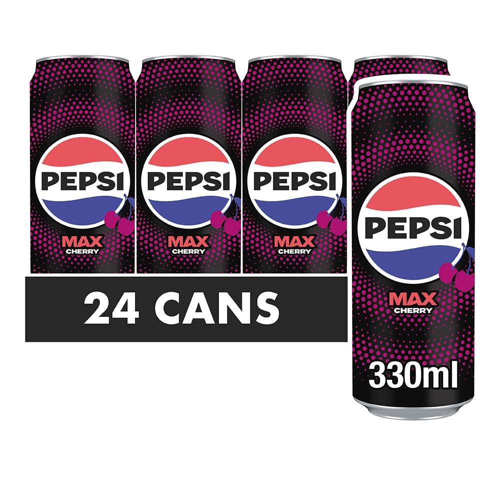 PEPSI Max Cherry Sleek Can