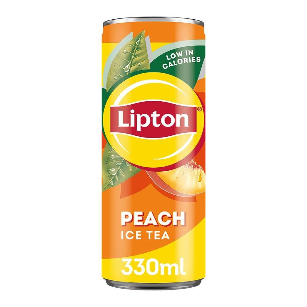 LIPTON Iced Tea Peach Sleek Can