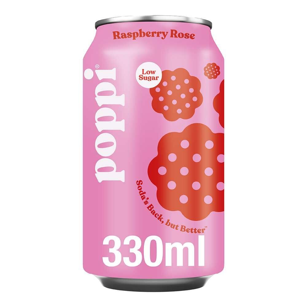 POPPI Raspberry & Rose Can