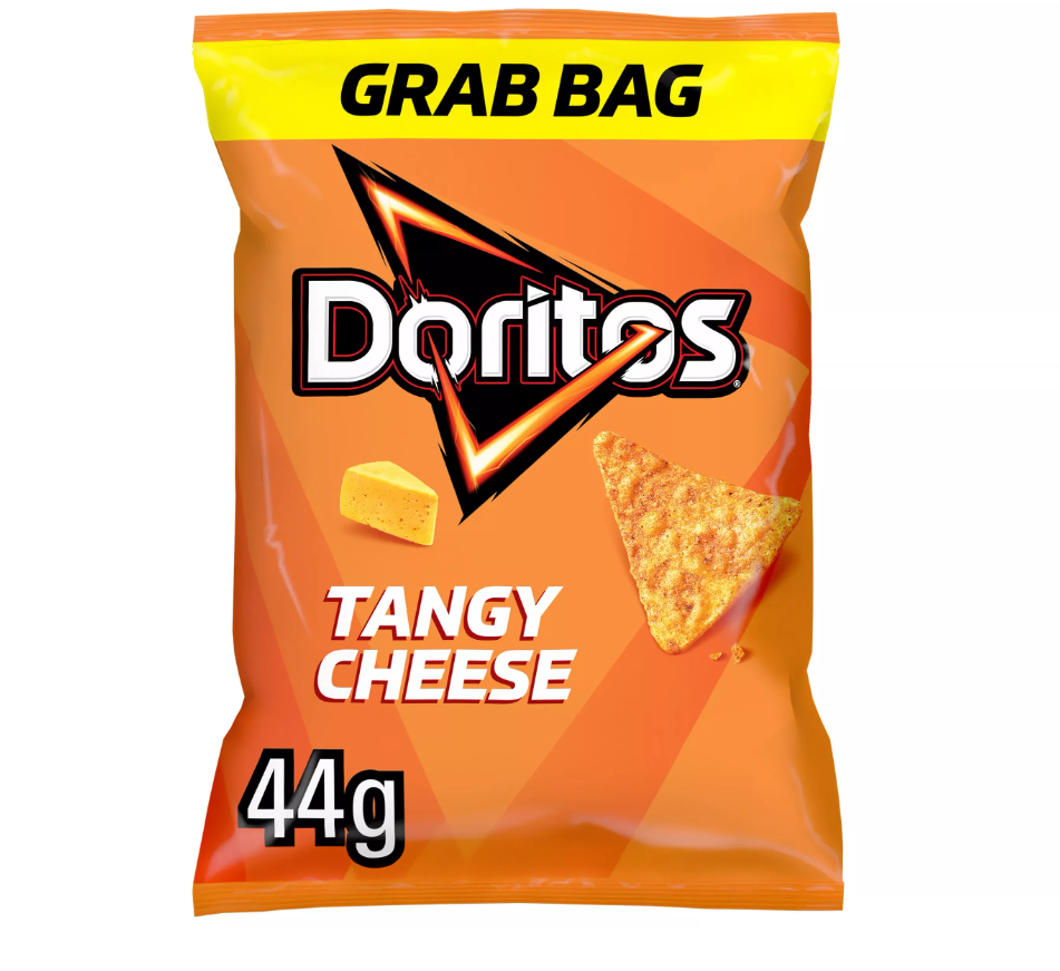 DORITOS Tangy Cheese Tortilla Chips Crisps Grab Bag