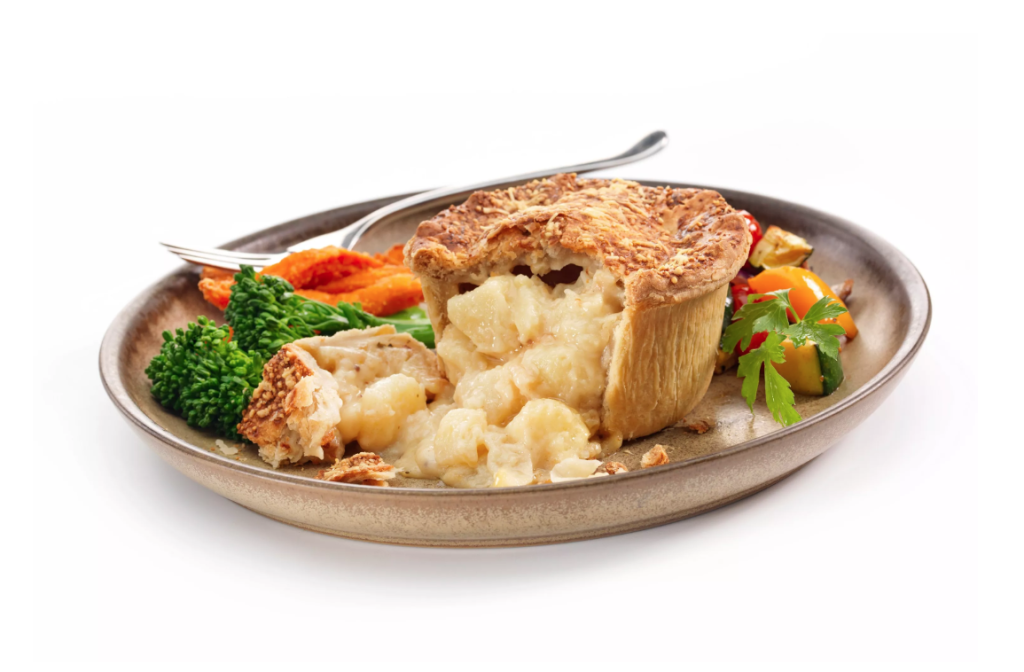 SYSCO PREMIUM Cheddar, Potato & Onion Shortcrust Pie