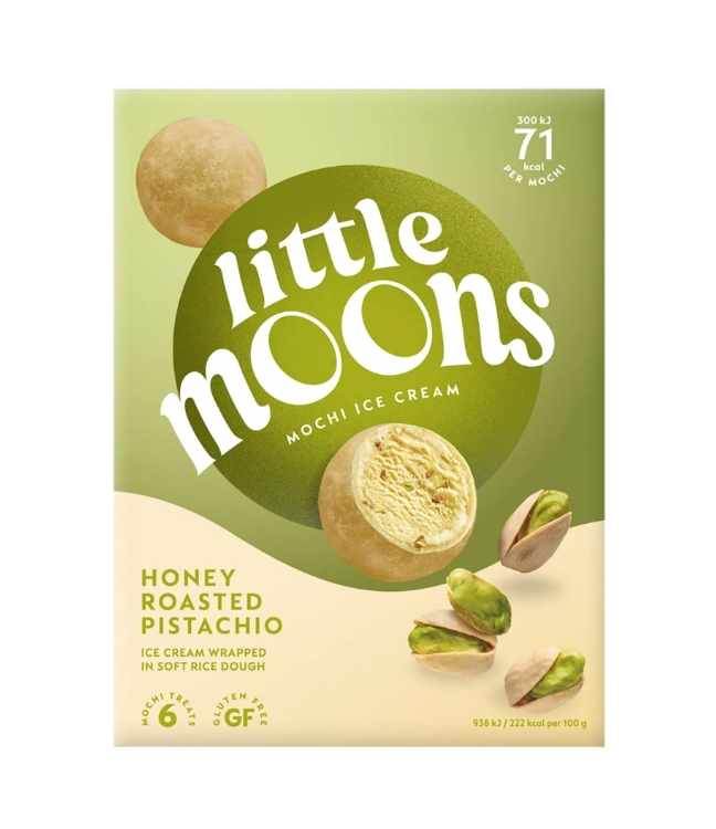 LITTLE MOONS Honey Roasted Pistachio