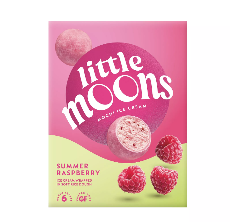 LITTLE MOONS Summer Raspberry Mochi
