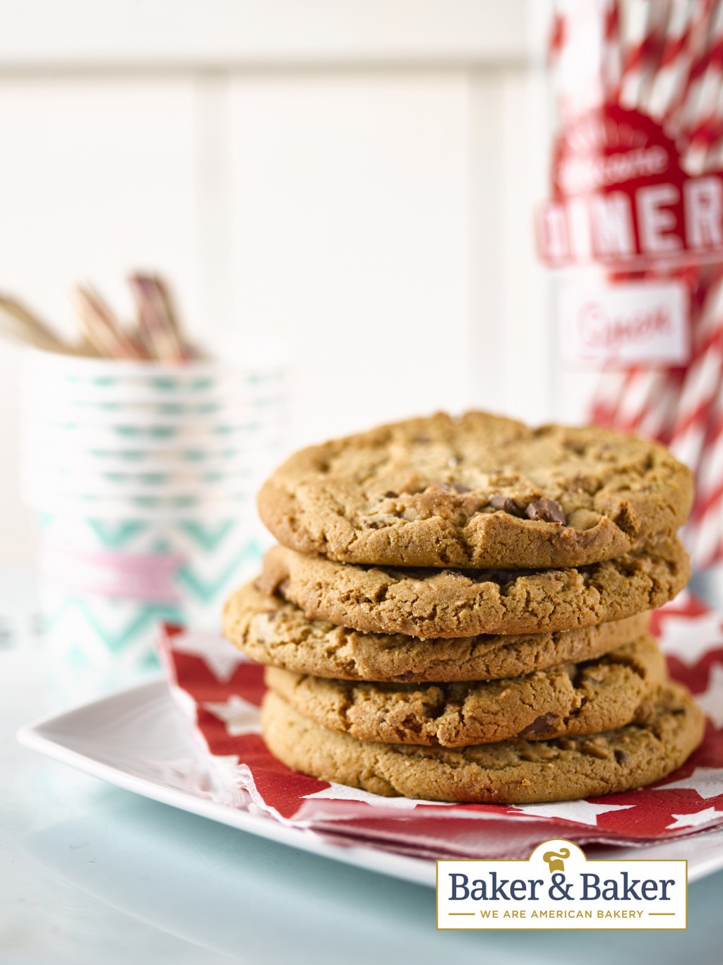 BAKER & BAKER Premium Milk Chocolate Cookies