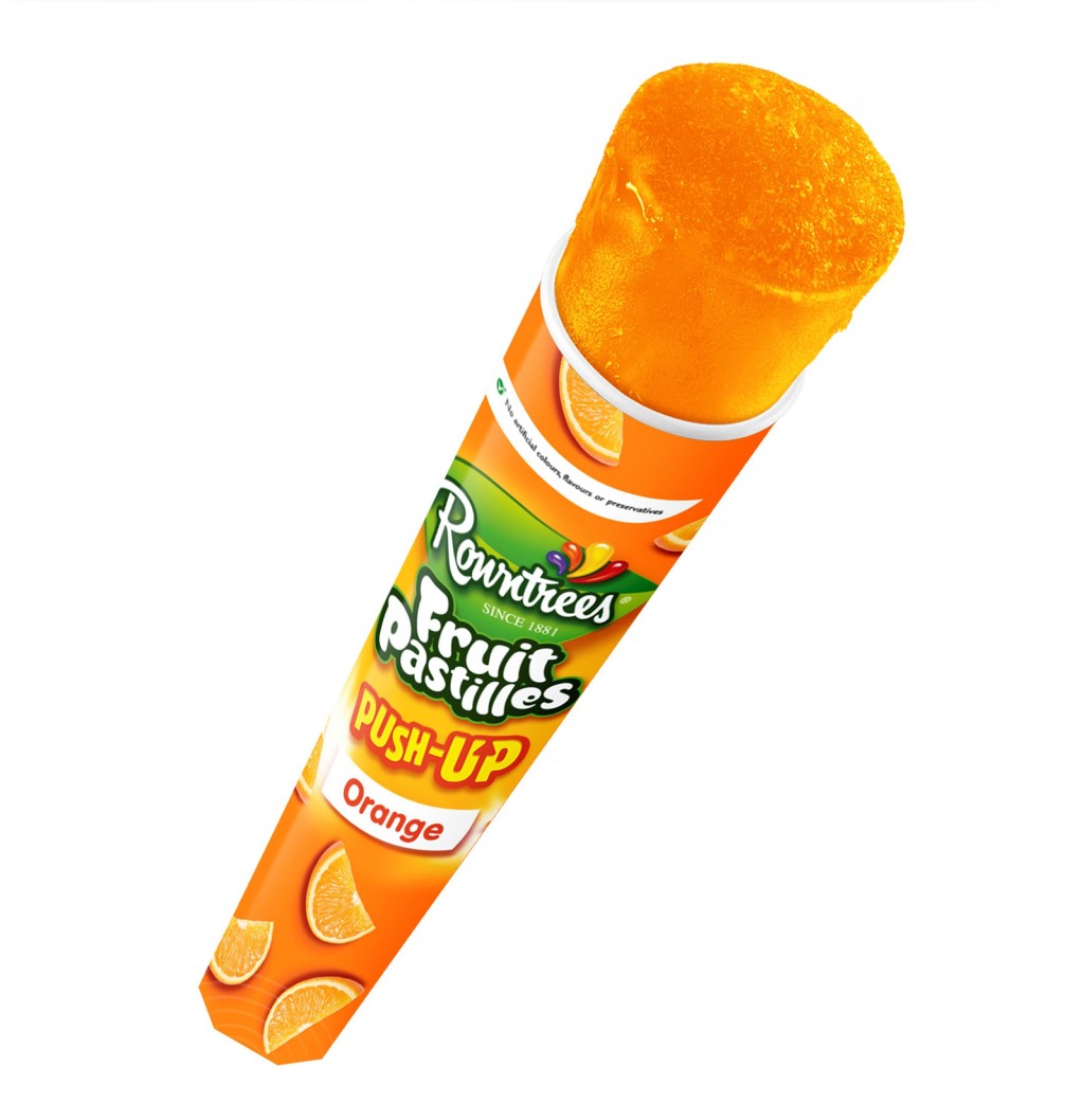 Rowntree's Orange Push Up Ice Lolly