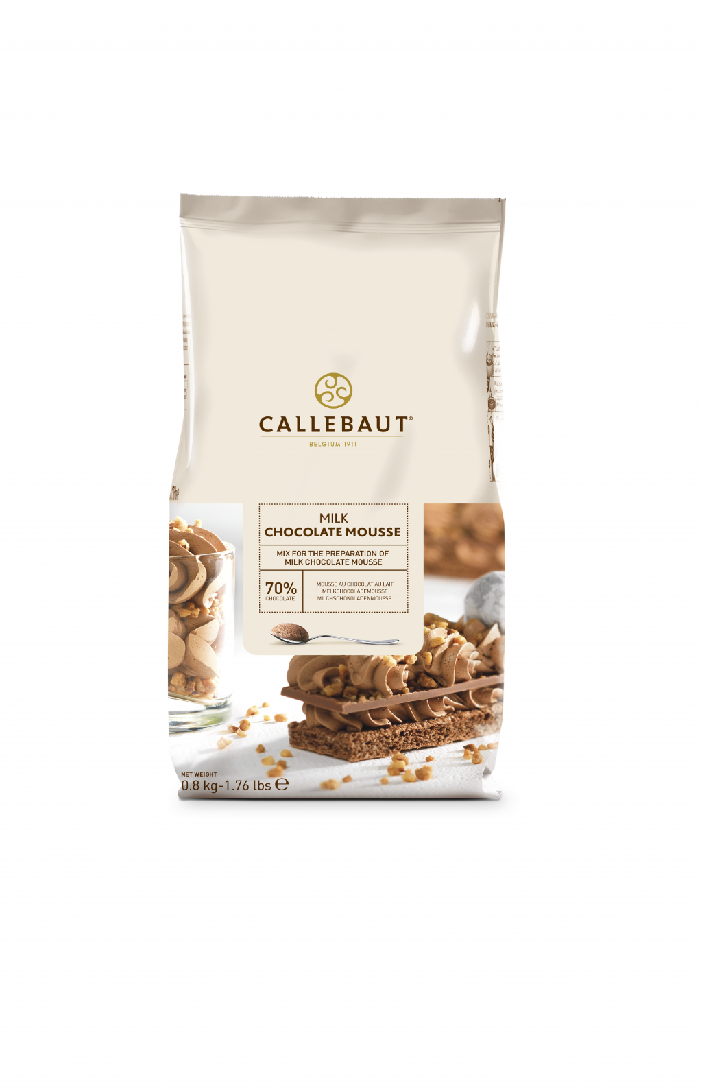 CALLEBAUT Milk Chocolate Mousse Mix