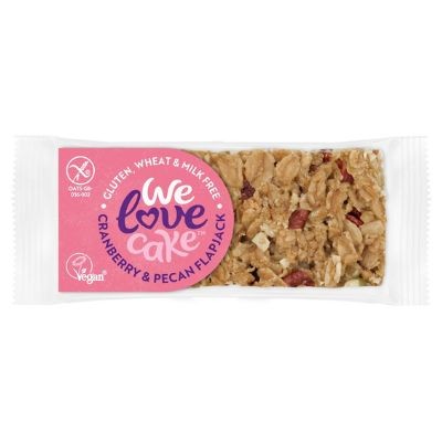 WE LOVE CAKE Cranberry & Pecan Flapjacks