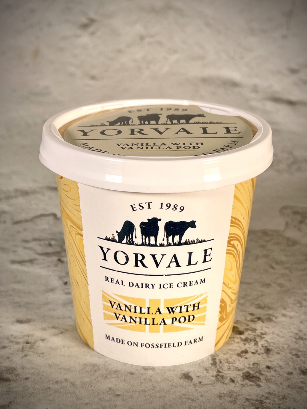 YORVALE Dairy Vanilla Ice Cream Tubs