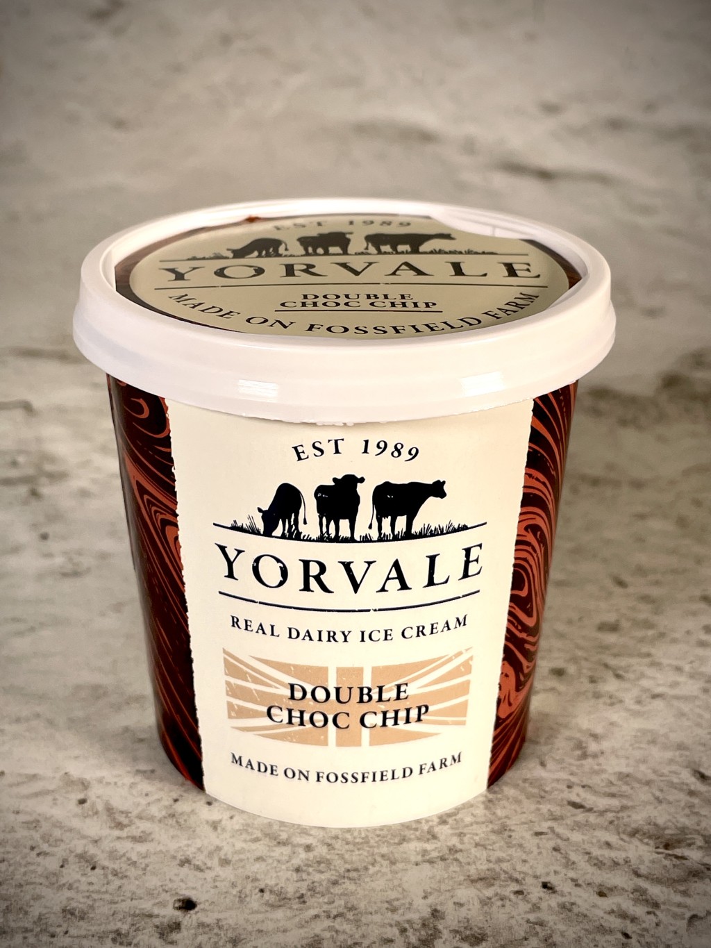 YORVALE Double Choc Chip Ice Cream Tubs