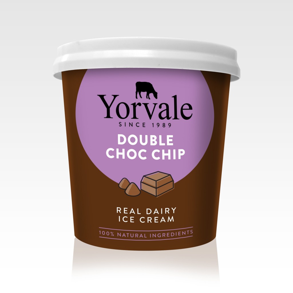 YORVALE Double Choc Chip Ice Cream Tubs