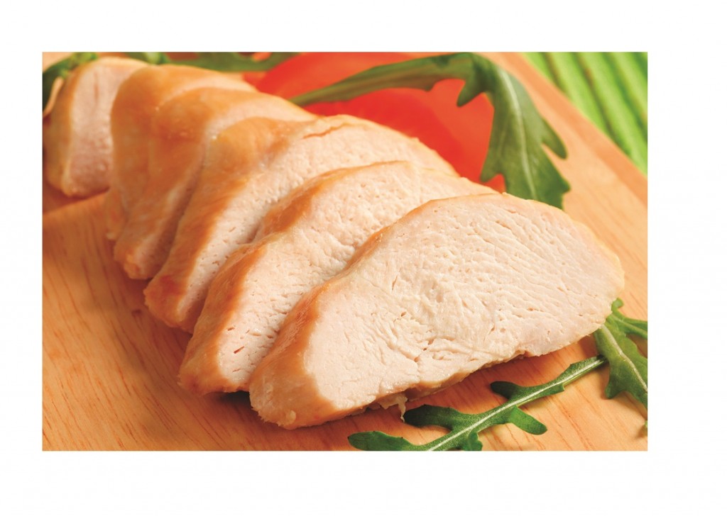 5mm Steam Cooked Sliced Chicken