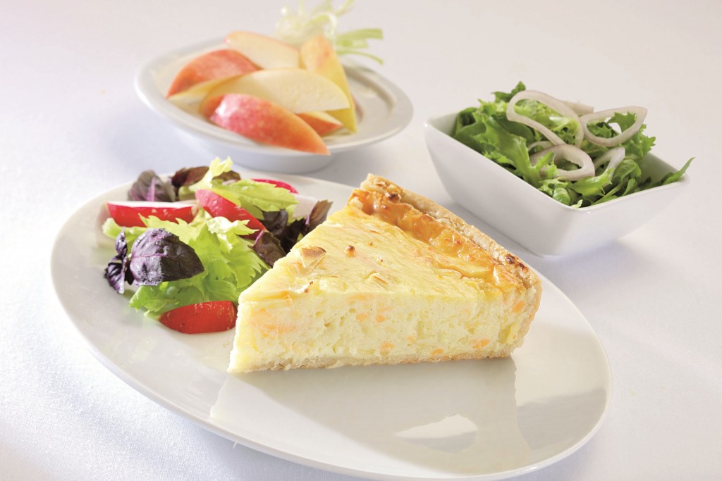 12” Cheese & Onion Quiche