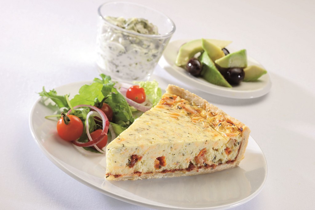 12” Tomato & Basil Quiche