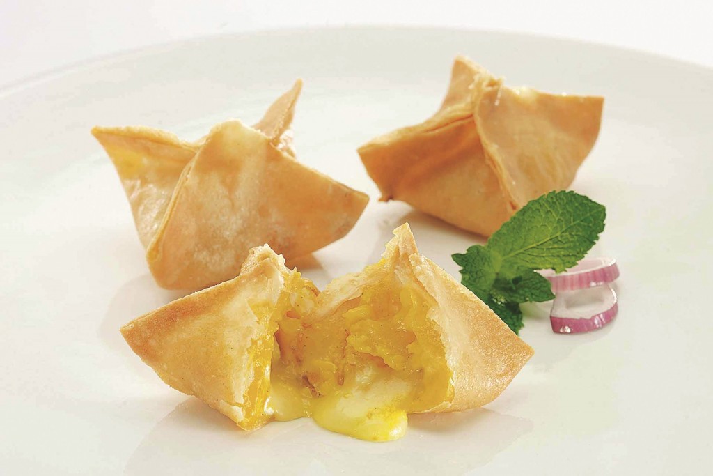 Mango & Brie Pastry Parcels