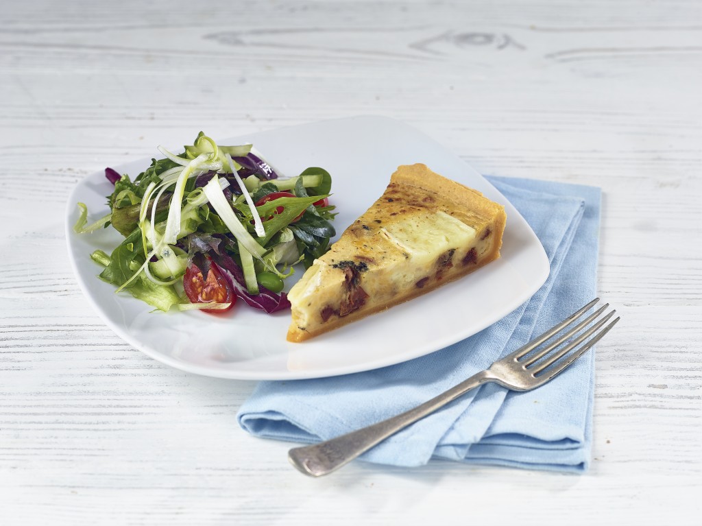 FRANK DALE Brie & Sundried Tomato Quiche