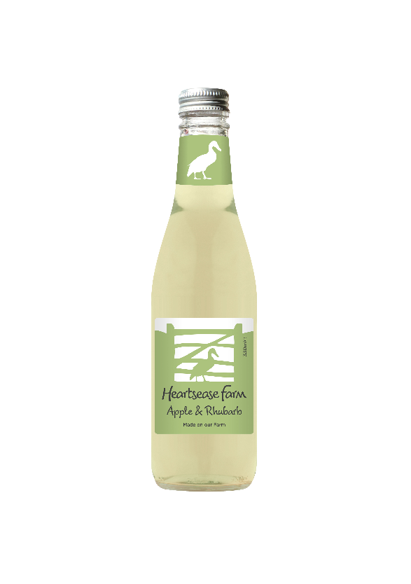 HEARTSEASE FARM Apple & Rhubarb (Glass Bottle)