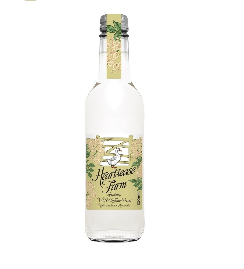 HEARTSEASE FARM English Elderflower Pressé (Glass Bottle)