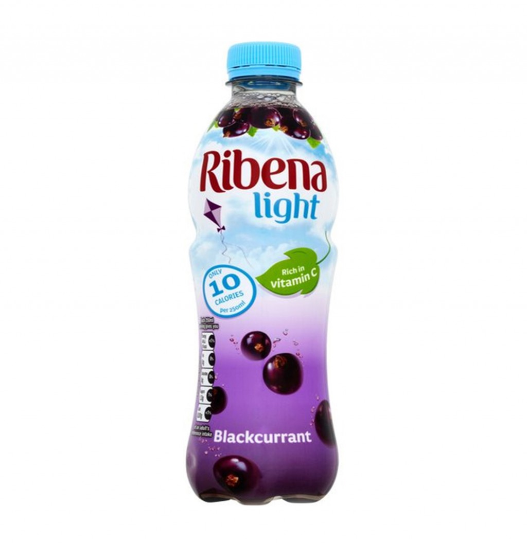 RIBENA Light Blackcurrant (Bottle)