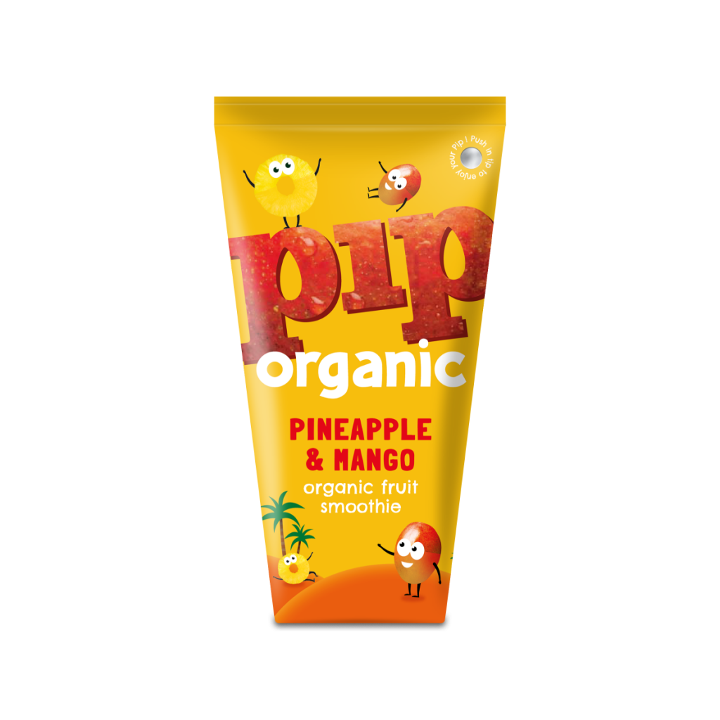 PIP ORGANIC Pineapple & Mango Fruit Smoothie (Wedge)