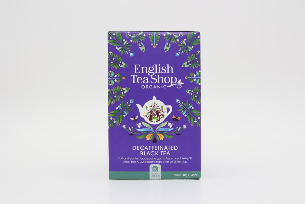 ENGLISH TEA SHOP Decaffinated Black Tea Tag & Envelope Tea Bags