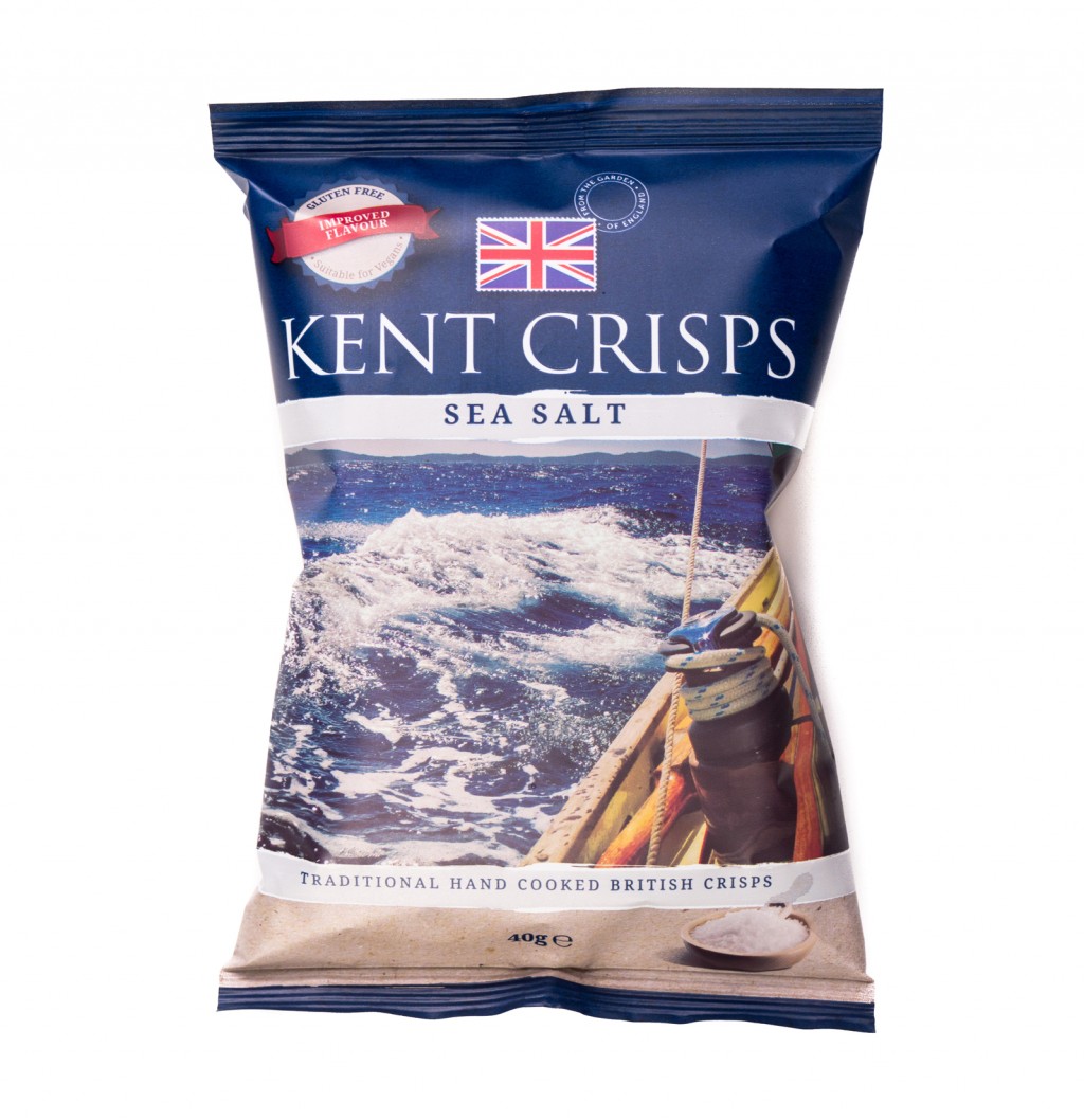 KENT CRISPS Sea Salt Potato Crisps