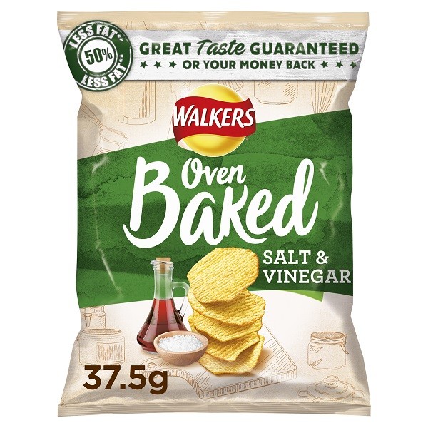 WALKERS Baked Salt & Vinegar Crisps