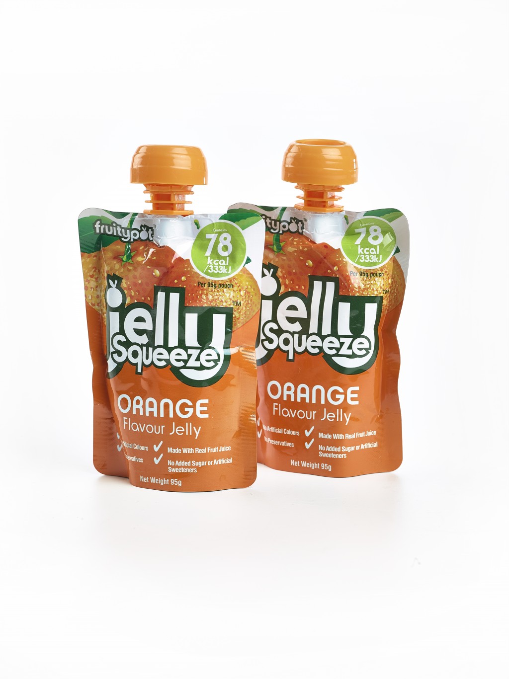 Orange Flavour Jelly Squeeze