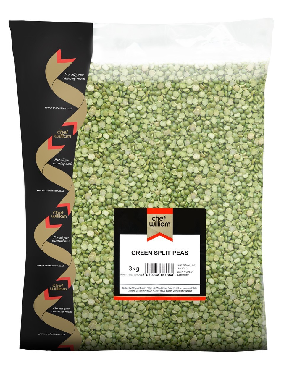 CHEF WILLIAM Green Split Peas