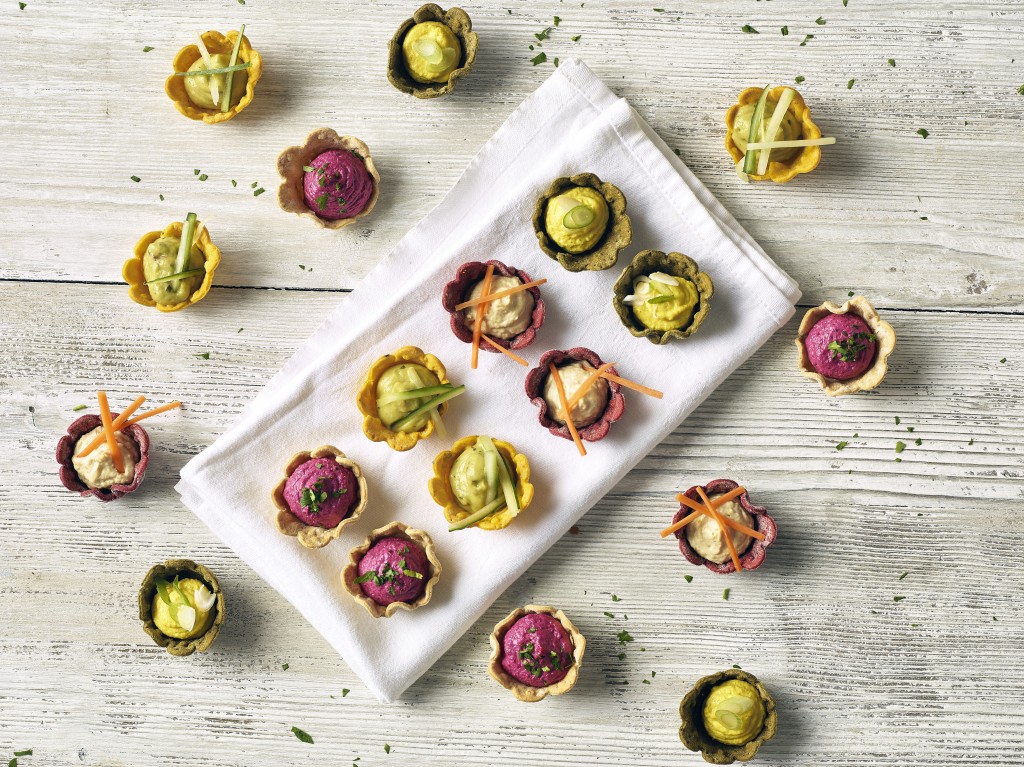 PIDY Assorted Vegetable Canapé Cups (x4 Flavours))