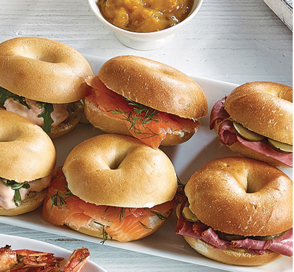 Mini Plain Bagels
