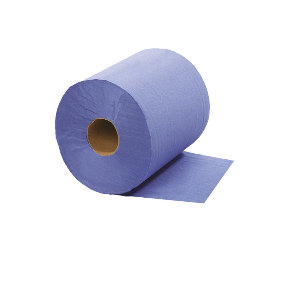 Blue Centrefeed Roll - 2ply - 120m